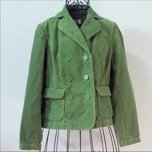 LOFT | Green Corduroy Jacket, size XSP